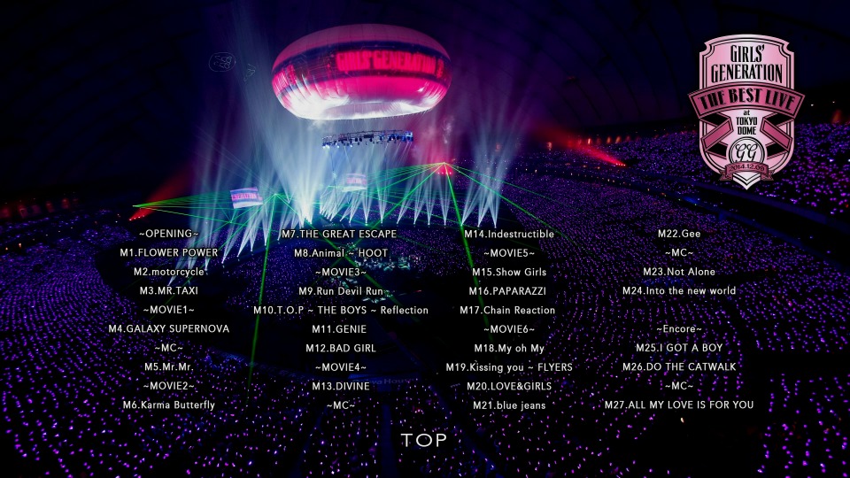 Girls′ Generation 少女时代 – The Best Live at Tokyo Dome (2015) 蓝光原盘1080P [BDMV 37.6G]Blu-ray、蓝光演唱会、韩国演唱会2