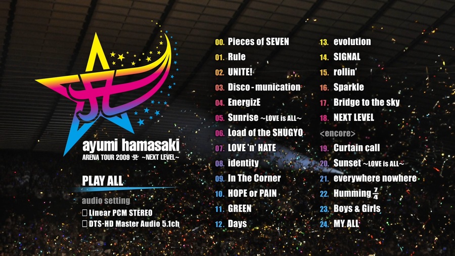 滨崎步 (Ayumi Hamasaki 浜崎あゆみ) – ARENA TOUR 2009～NEXT LEVEL～(2009) 1080P蓝光原盘 [BDMV 42.5G]Blu-ray、日本演唱会、蓝光演唱会2