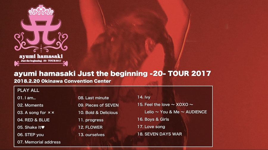 滨崎步 (Ayumi Hamasaki 浜崎あゆみ) – TROUBLE : Just the beginning -20- TOUR 2017 (2BD) 1080P蓝光原盘 [BDMV 71.2G]Blu-ray、日本演唱会、蓝光演唱会2