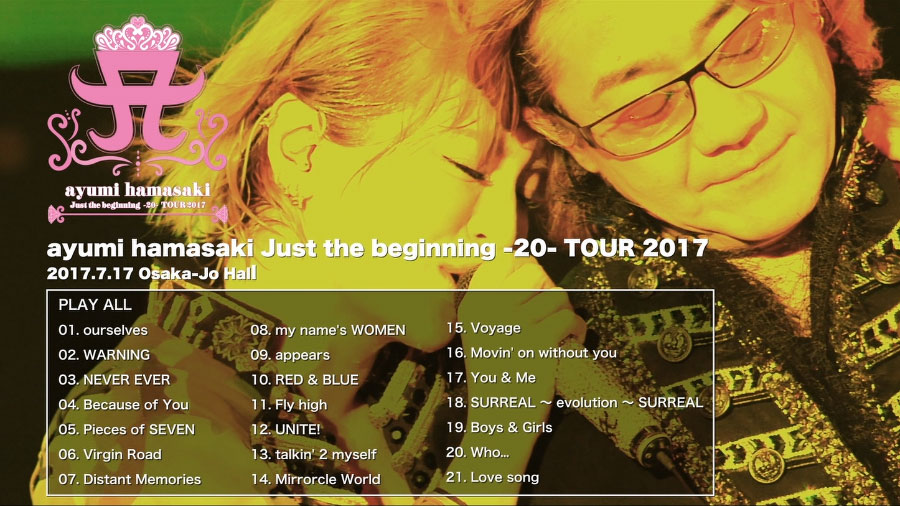 滨崎步 (Ayumi Hamasaki 浜崎あゆみ) – TROUBLE : Just the beginning -20- TOUR 2017 (2BD) 1080P蓝光原盘 [BDMV 71.2G]Blu-ray、日本演唱会、蓝光演唱会4