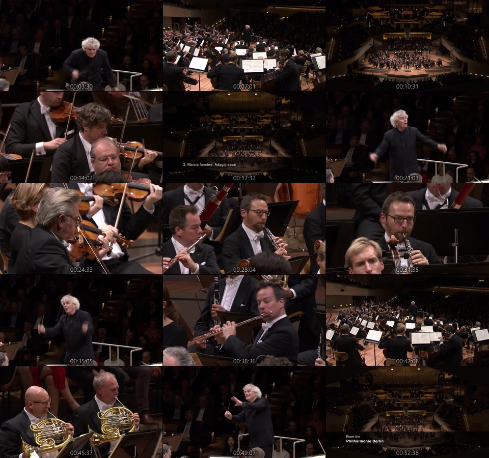 西蒙拉特与柏林爱乐 贝多芬交响曲全集 Simon Rattle & Berliner Philharmoniker – Beethoven Symphonies 1-9 (2016) 1080P蓝光原盘 [2BD BDMV 87.6G]Blu-ray、古典音乐会、蓝光演唱会16