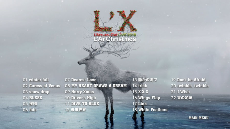 L'Arc～en～Ciel/LIVE 2018 L'ArChristmas〈初… L'Arc-en-Ciel LIVE 2018 L'ArChristmas