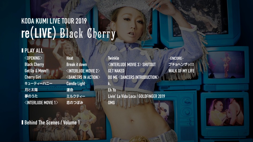 幸田来未 (Koda Kumi 倖田來未) – Live Tour 2019 re(LIVE) ~Black Cherry~ 1080P蓝光原盘 [BDMV 38.1G]Blu-ray、日本演唱会、蓝光演唱会2