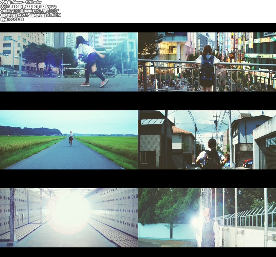 [BR] Aimer – ONE (官方MV) [1080P 1.5G]Master、日本MV、高清MV2