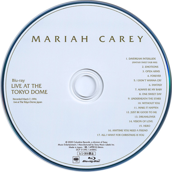 Mariah Carey 玛丽亚·凯莉 – The Rarities : Live at the Tokyo Dome 1996 (2020) 1080P蓝光原盘 [BDMV 20.8G]Blu-ray、推荐演唱会、欧美演唱会、蓝光演唱会16