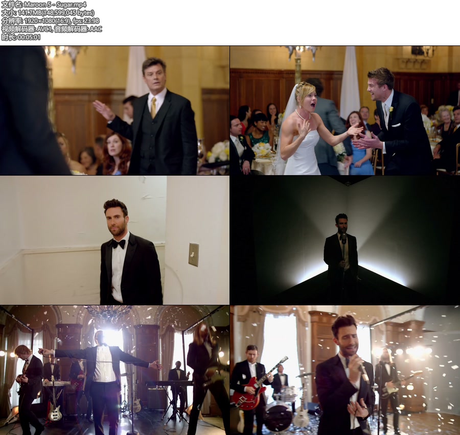 Maroon 5 – Sugar (官方MV) [1080P 142M]WEB、欧美MV、高清MV2