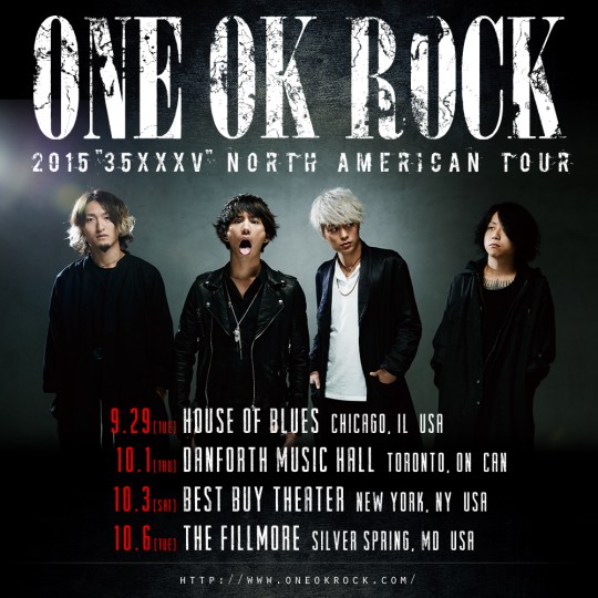 ONE OK ROCK – 2015 35xxxv Japan Tour [WOWOW] 1080P-HDTV [TS 11.7G]