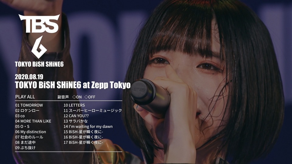 BiSH – TOKYO BiSH SHiNE6 at Zepp Tokyo (2020) 1080P蓝光原盘 [BDMV 20.4G]Blu-ray、日本演唱会、蓝光演唱会2
