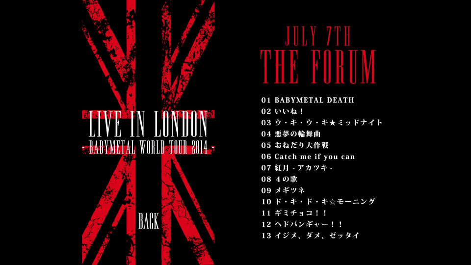BABYMETAL – WORLD TOUR 2014 : LIVE IN LONDON (2014) 1080P蓝光原盘 [BDMV 43.7G]Blu-ray、Blu-ray、摇滚演唱会、日本演唱会、蓝光演唱会12