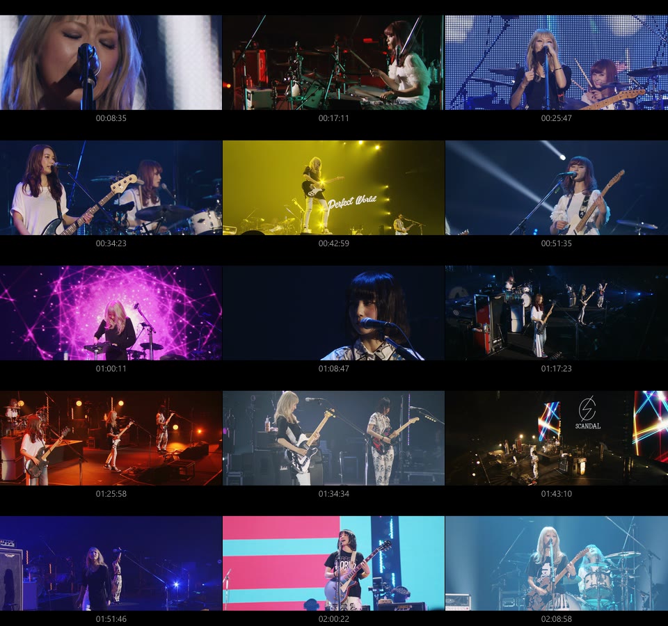 SCANDAL 史坎朵– ARENA TOUR 2015-2016 -PERFECT WORLD- 1080P