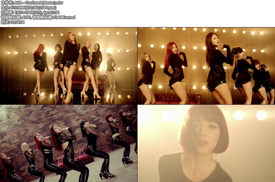 AOA – Confused (官方MV) [Master] [1080P 620M]Master、韩国MV、高清MV2