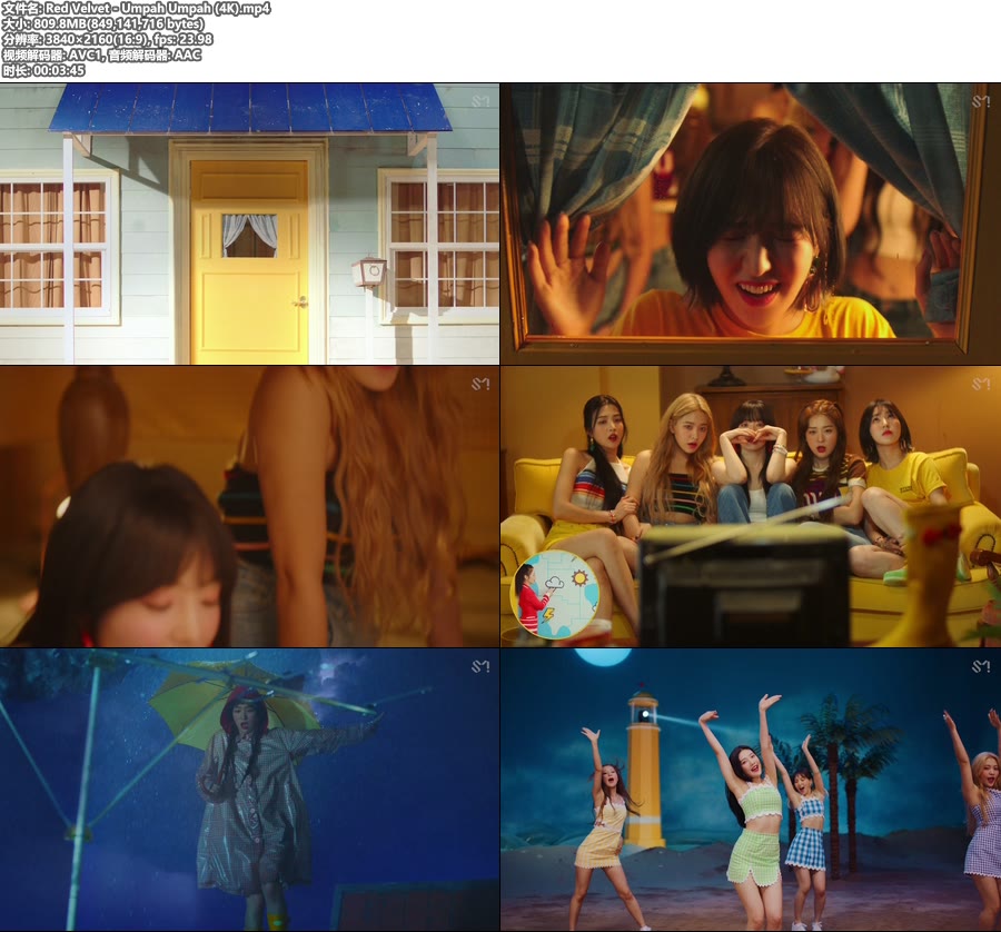 [4K] Red Velvet – Umpah Umpah (官方MV) [2160P 810M]4K MV、韩国MV、高清MV2