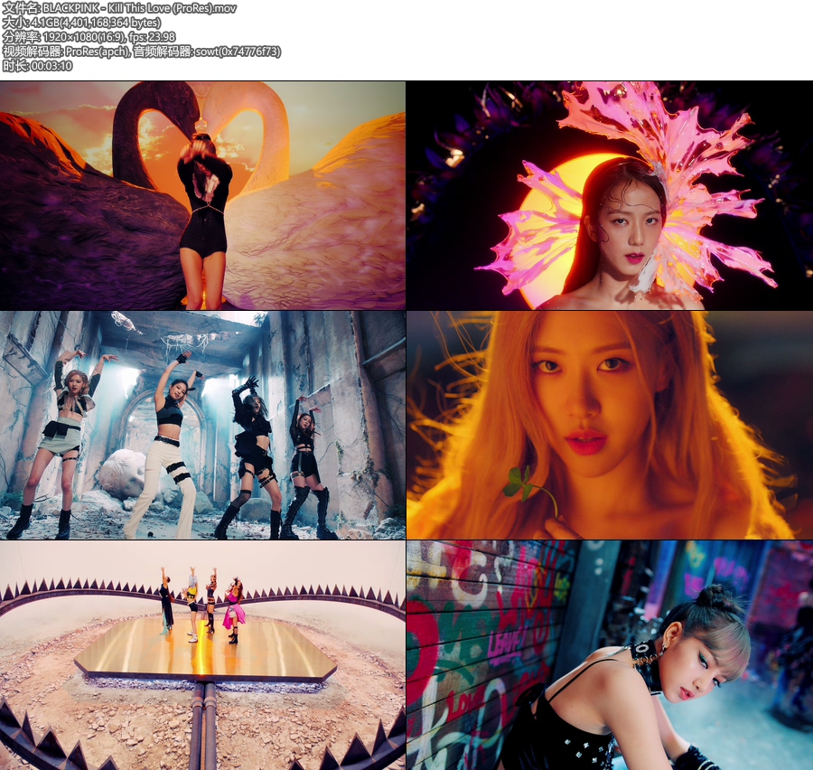 [PR] BLACKPINK – Kill This Love (官方MV) [ProRes] [1080P 4.1G]ProRes、韩国MV、高清MV2