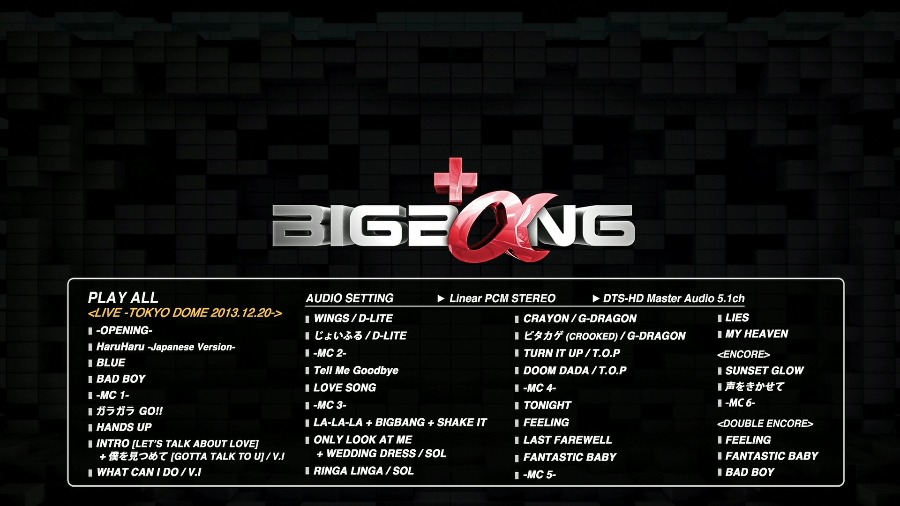 BIGBANG – JAPAN DOME TOUR 2013-2014 日本巡回演唱会 (2014) 1080P蓝光原盘 [BDMV 41.4G]Blu-ray、蓝光演唱会、韩国演唱会2