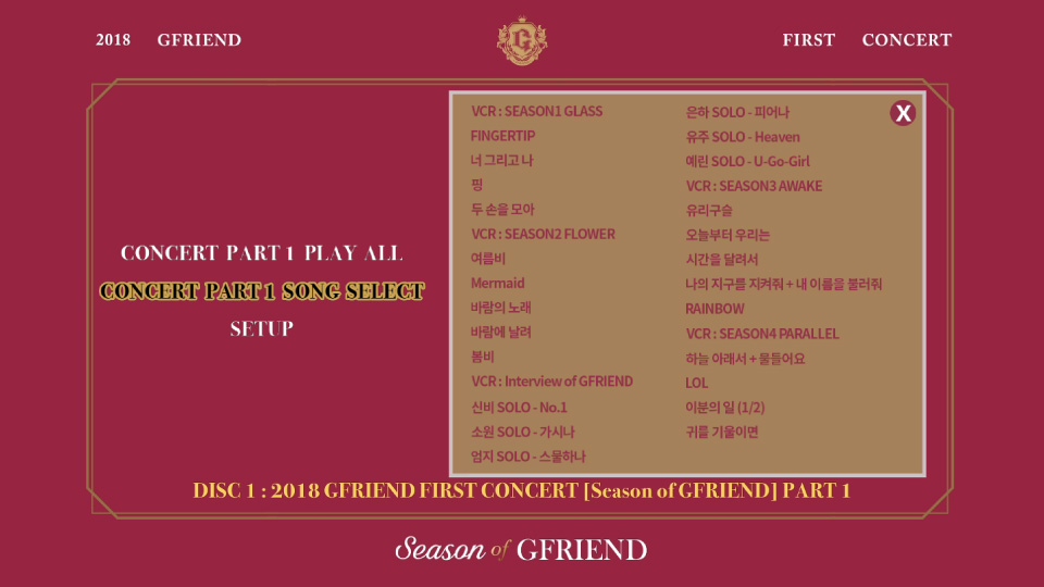 GFRIEND – 2018 GFRIEND FIRST CONCERT : Season of GFRIEND 首次演唱会 (2018) 1080P蓝光原盘 [2BD BDISO 85.3G]Blu-ray、蓝光演唱会、韩国演唱会14