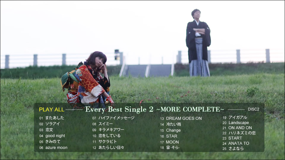 Every Little Thing 小事乐团  – Tabitabi + Every Best Single 2 ~MORE COMPLETE~ MV精选集 (2015) 1080P蓝光原盘 [2BD BDISO 64.5G]Blu-ray、日本演唱会、蓝光演唱会6