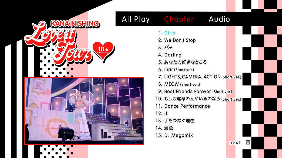 西野加奈 (西野カナ, Kana Nishino) – LOVE it Tour～10th Anniversary～(2018) 1080P蓝光原盘 [BDISO 33.4G]Blu-ray、日本演唱会、蓝光演唱会12
