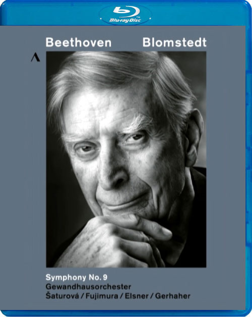 贝多芬第九交响曲 Beethoven Blomstedt – Symphony No. 9 (Gewandhausorchester) (2017) 1080P蓝光原盘 [BDMV 21.4G]