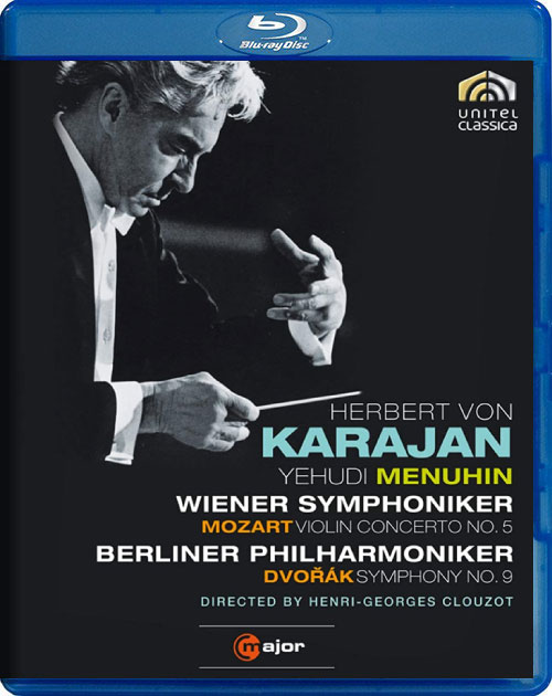 卡拉扬 : 莫扎特与德沃夏克 Herbert von Karajan : Mozart Violin Concerto No.5 & Dvorak Symphony No.9 (2010) 1080P蓝光原盘 [BDMV 10.1G]