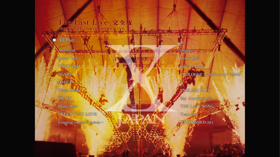 X JAPAN – X JAPAN Blu-ray Box 伝説のライブが (2013) 1080P蓝光原盘 [6BD BDISO 211.5G]Blu-ray、Blu-ray、摇滚演唱会、日本演唱会、蓝光演唱会18