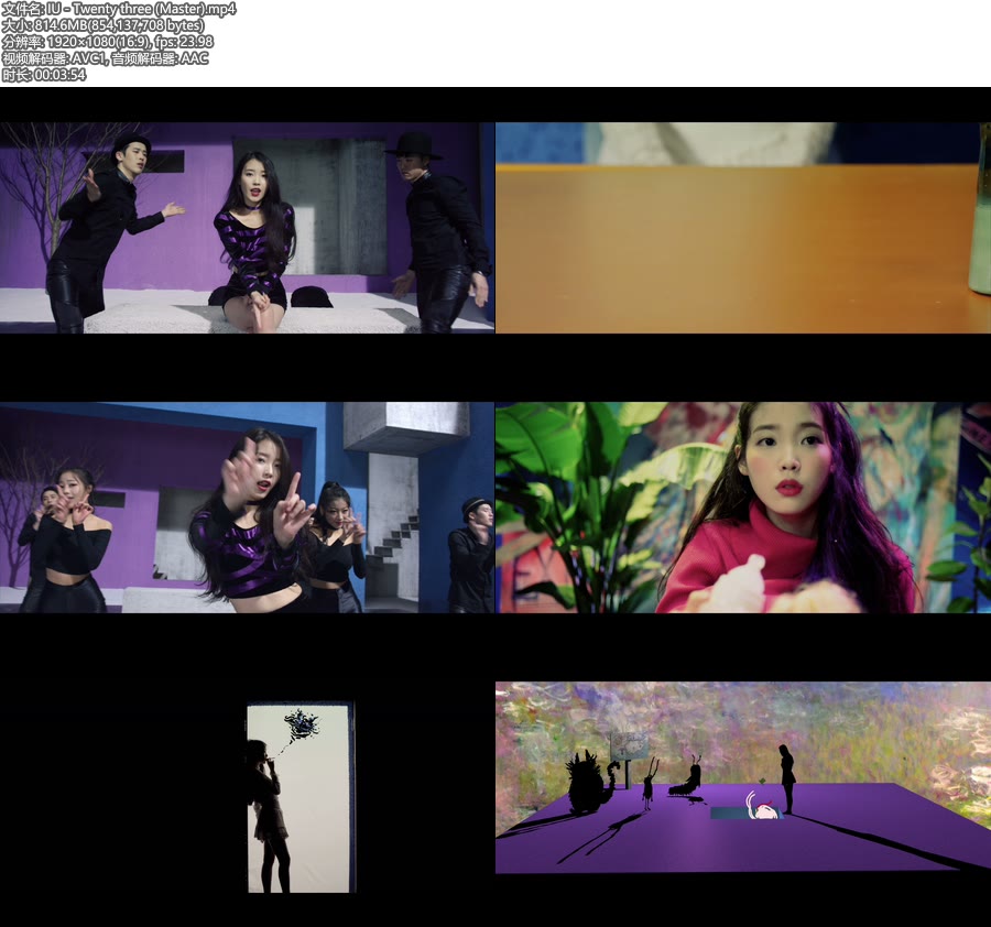 IU – Twenty three (官方MV) [Master] [1080P 814M]Master、韩国MV、高清MV2