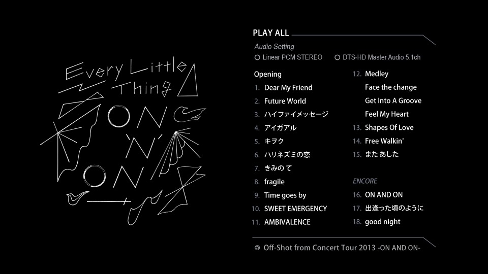 Every Little Thing 小事乐团 – Concert Tour 2013 -ON AND ON- (2013) 1080P蓝光原盘 [BDISO 35.6G]Blu-ray、日本演唱会、蓝光演唱会12