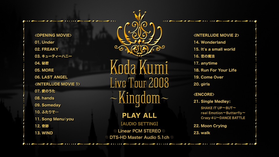 幸田来未 (Koda Kumi 倖田來未) – LIVE TOUR 2008 ~Kingdom~ (2008) 1080P蓝光原盘 [2BD BDISO 61.8G]Blu-ray、日本演唱会、蓝光演唱会12