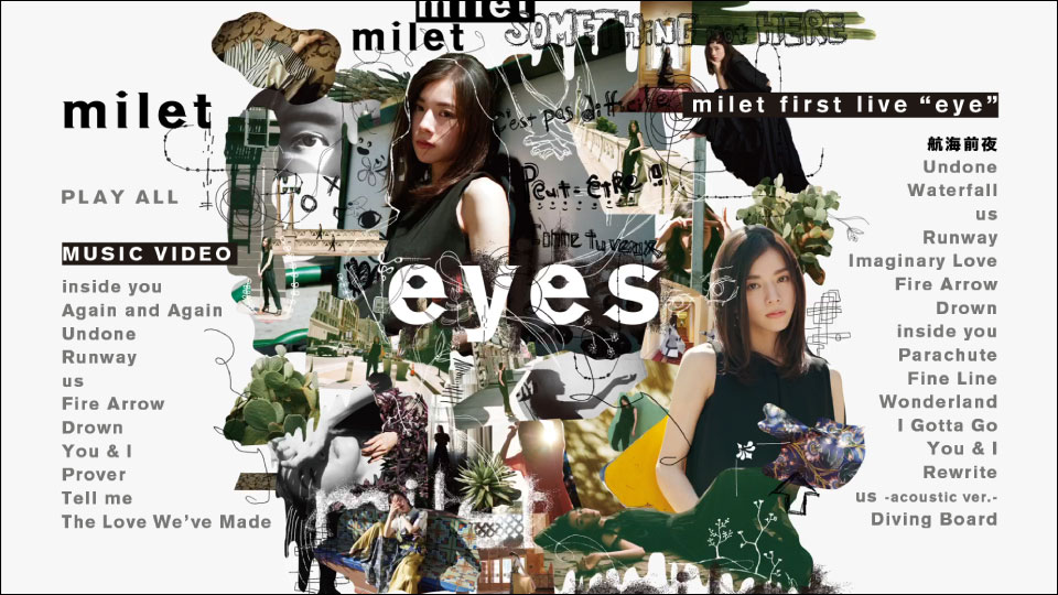 milet – eyes [初回生産限定盤A] (2020) 1080P蓝光原盘[BDMV