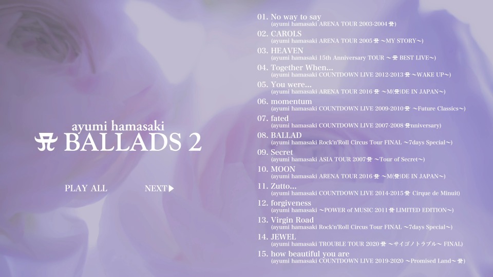 滨崎步 (Ayumi Hamasaki 浜崎あゆみ) – A BALLADS 2 (2021) 1080P蓝光原盘 [2BD BDISO 81.2G]Blu-ray、推荐演唱会、日本演唱会、蓝光演唱会10