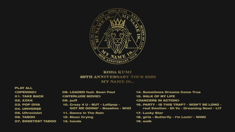 幸田来未 (Koda Kumi 倖田來未) – 20th ANNIVERSARY TOUR 2020 MY NAME IS … (2021) 1080P蓝光原盘 [3BD BDISO 65.7G]Blu-ray、推荐演唱会、日本演唱会、蓝光演唱会14