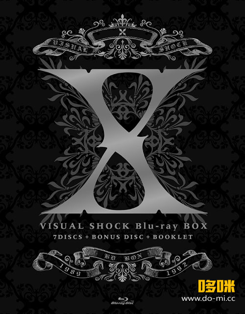 X JAPAN – X VISUAL SHOCK Blu-ray BOX 1989-1992 [完全生産限定盤] (2017) 1080P蓝光原盘 [8BD BDISO 151.8G]