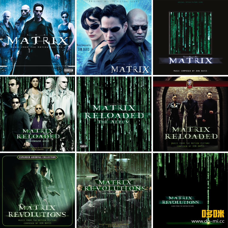 黑客帝国原声合辑10CD The Matrix : Soundtrack Discography 10CD (1999-2021) [FLAC 16bit／44kHz]