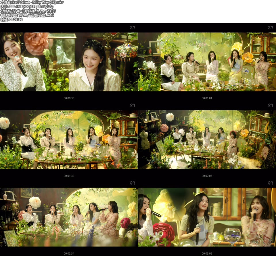[4K] Red Velvet – Milky Way (官方MV) [2160P 388M]4K MV、韩国MV、高清MV2