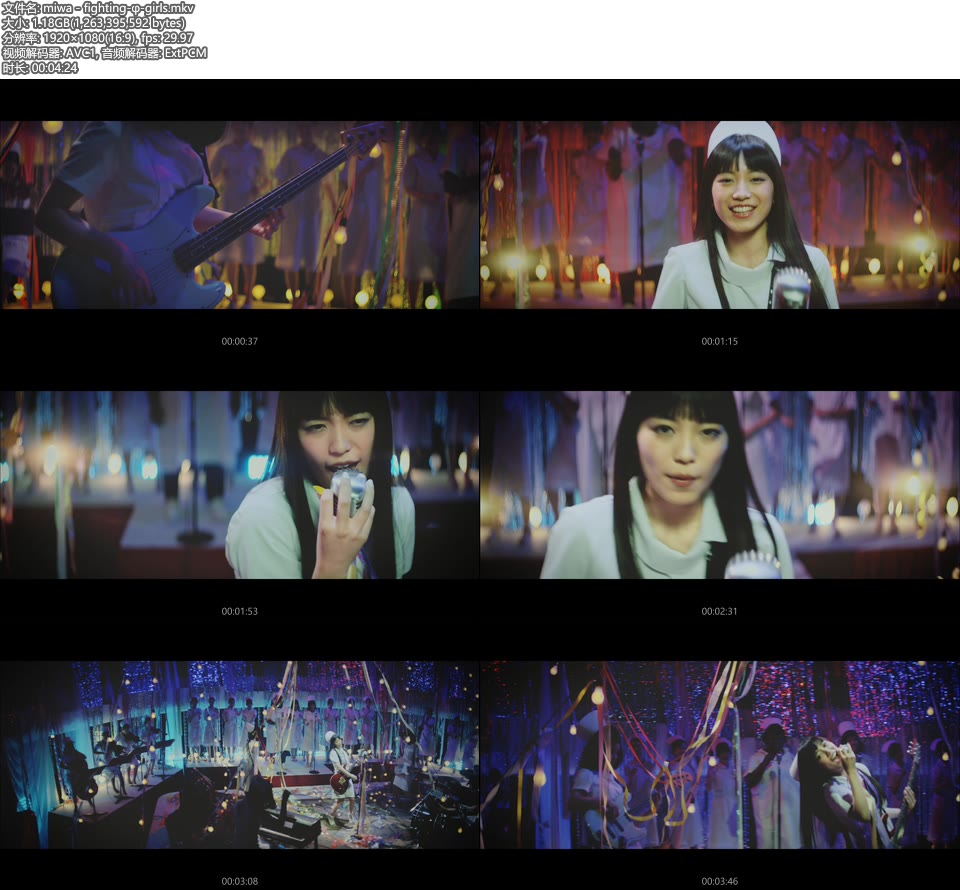 [BR] miwa – fighting-φ-girls (官方MV) [1080P 1.18G]Master、日本MV、高清MV2