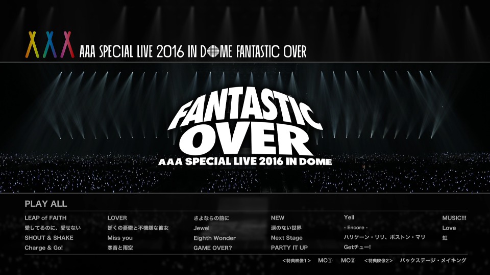 AAA – AAA Special Live 2016 in Dome -FANTASTIC OVER- (2017) 1080P蓝光原盘 [BDISO 42.7G]Blu-ray、日本演唱会、蓝光演唱会12