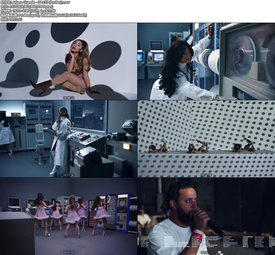 [PR] Ariana Grande – 34+35 (官方MV) [ProRes] [1080P 4.57G]ProRes、欧美MV、高清MV2