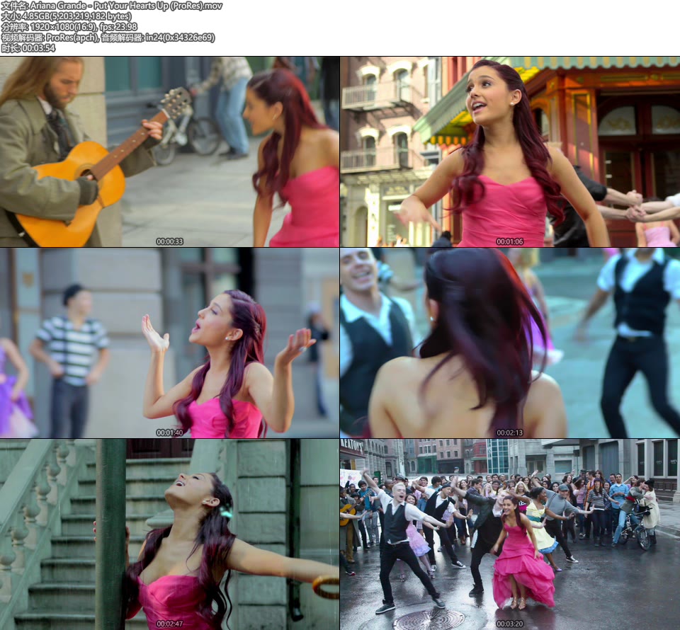 [PR] Ariana Grande – Put Your Hearts Up (官方MV) [ProRes] [1080P 4.85G]ProRes、欧美MV、高清MV2