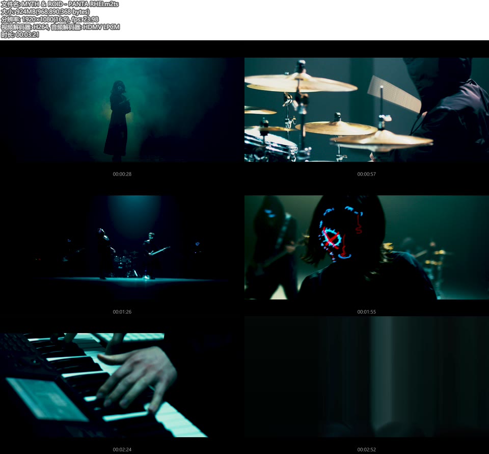 [BR] MYTH & ROID – PANTA RHEI (官方MV) [1080P 924M]Master、日本MV、高清MV2