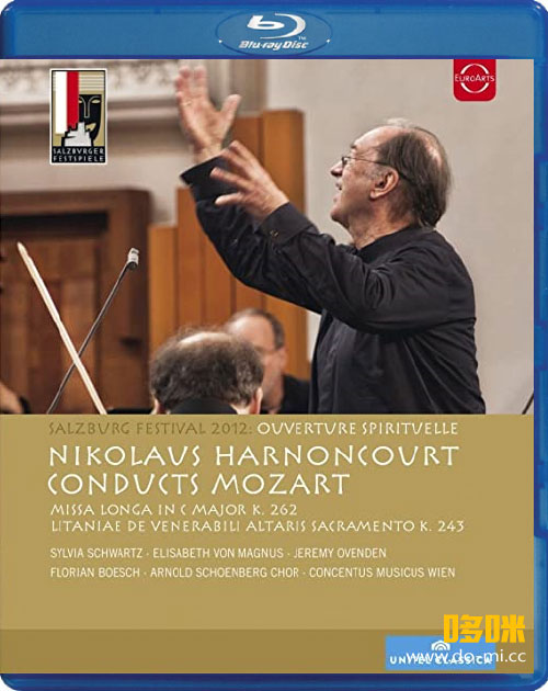 哈农库特指挥莫扎特 Salzburg Festival 2012 : Ouverture Spirituelle – Nikolaus Harnoncourt Conducts Mozart (2012) 1080P蓝光原盘 [BDMV 21.2G]