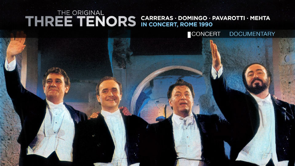 三大男高音罗马音乐会 重置纪念版 The Original Three Tenors (Carreras, Domingo, Pavarotti, Zubin Mehta) (2021) 1080P蓝光原盘 [BDMV 43.9G]Blu-ray、古典音乐会、蓝光演唱会2