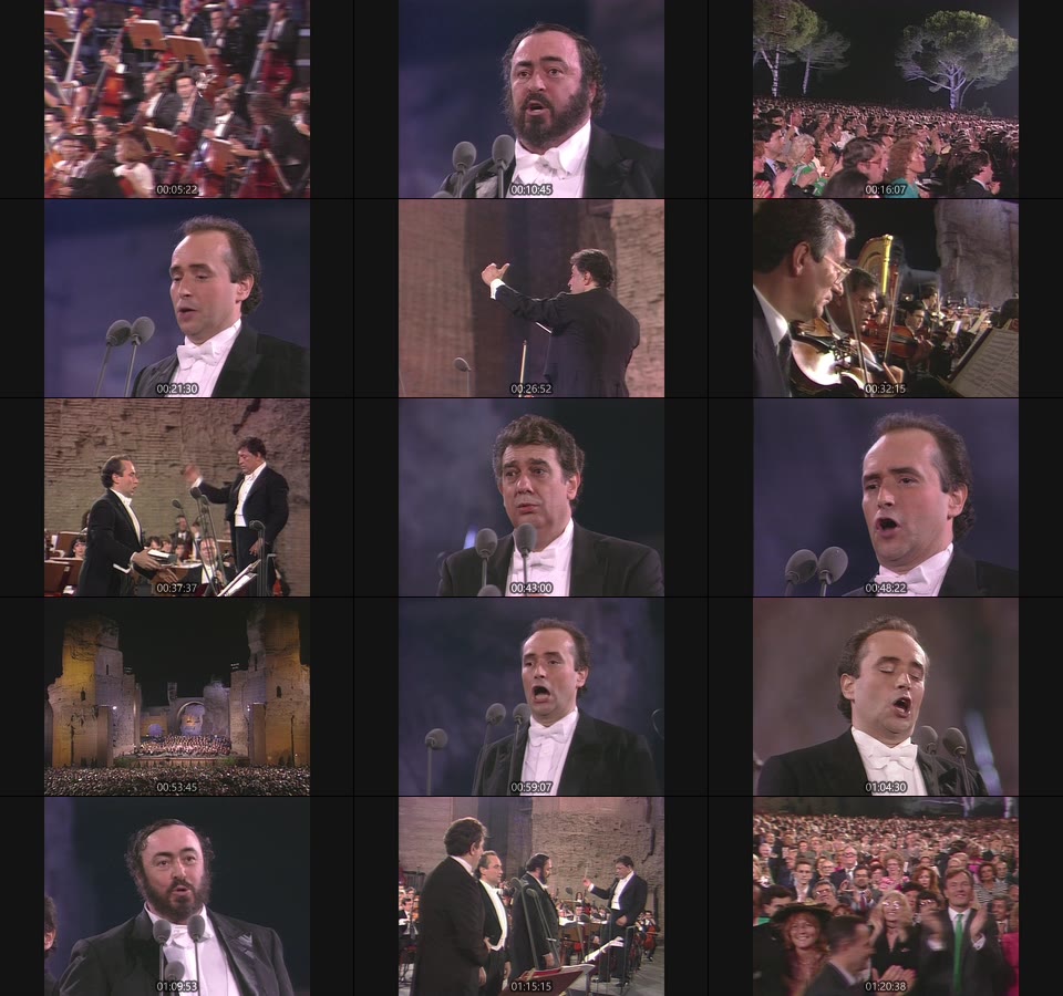 三大男高音罗马音乐会 重置纪念版 The Original Three Tenors (Carreras, Domingo, Pavarotti, Zubin Mehta) (2021) 1080P蓝光原盘 [BDMV 43.9G]Blu-ray、古典音乐会、蓝光演唱会16