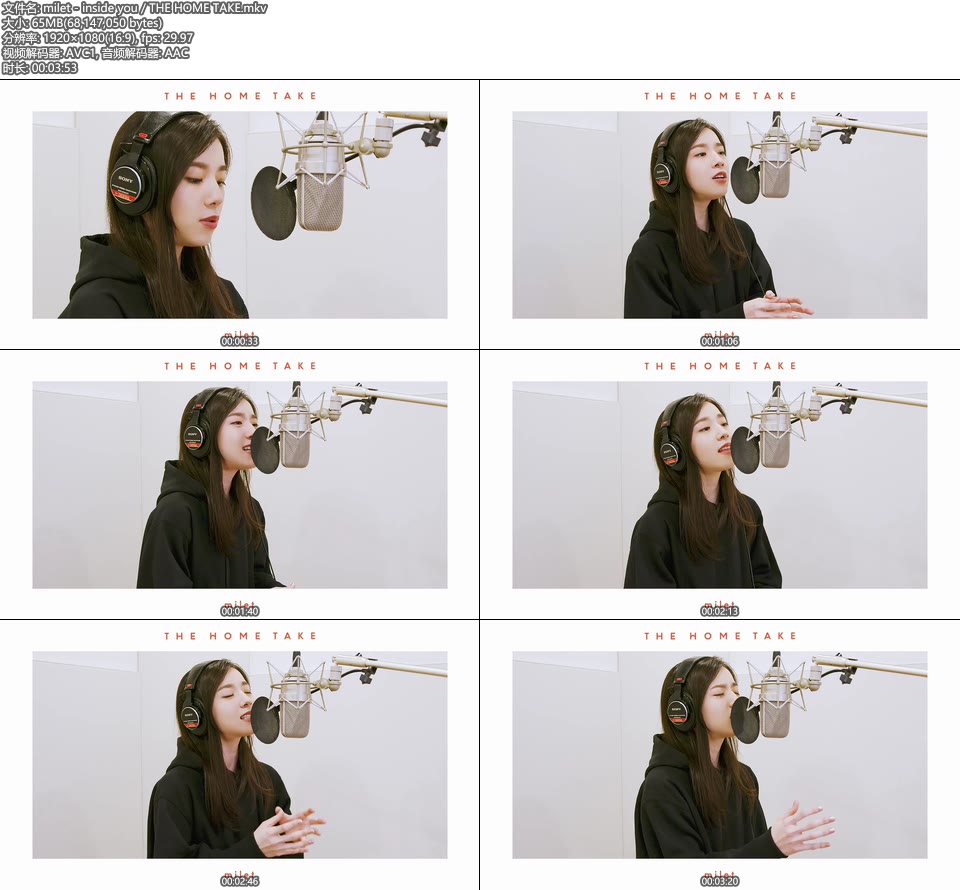 milet – inside you／THE HOME TAKE [1080P 65M]WEB、日本MV、高清MV2