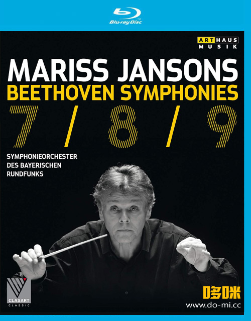扬颂斯 贝多芬交响曲 7, 8, 9 Mariss Jansons : Beethoven Symphonies 7／8／9 (2012) 1080P蓝光原盘 [BDMV 20.7G]