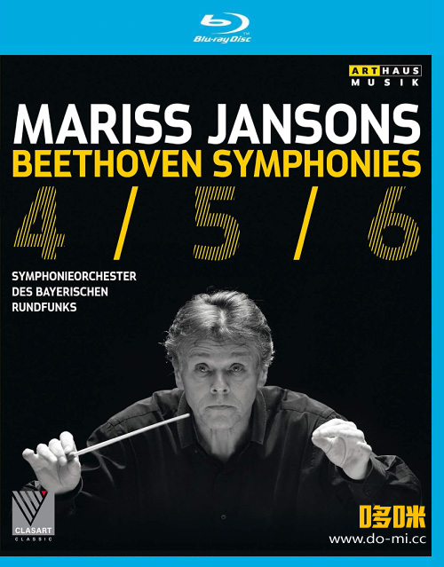 扬颂斯 贝多芬交响曲 4, 5, 6 Mariss Jansons : Beethoven Symphonies 4／5／6 (2012) 1080P蓝光原盘 [BDMV 21.2G]