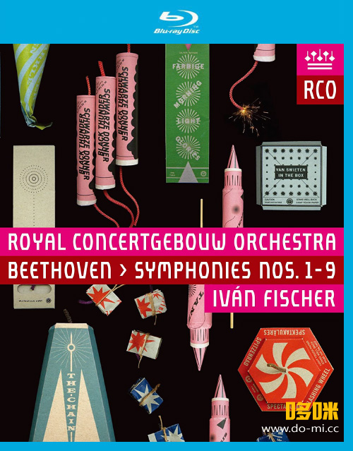 荷兰皇家管弦乐团 : 贝多芬交响曲全集 RCO, Ivan Fischer – Beethoven Symphonies 1-9 (2015) 1080P蓝光原盘 [3BD BDMV 101.5G]