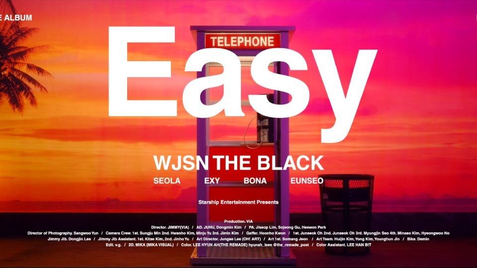 [4K] 宇宙少女 WJSN THE BLACK – Easy (Bugs!) (官方MV) [2160P 1.22G]