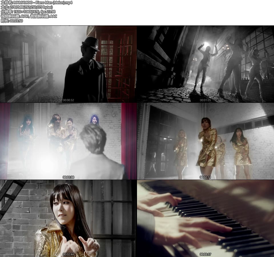 MAMAMOO – Piano Man (Melon) (官方MV) [1080P 278M]Master、韩国MV、高清MV2