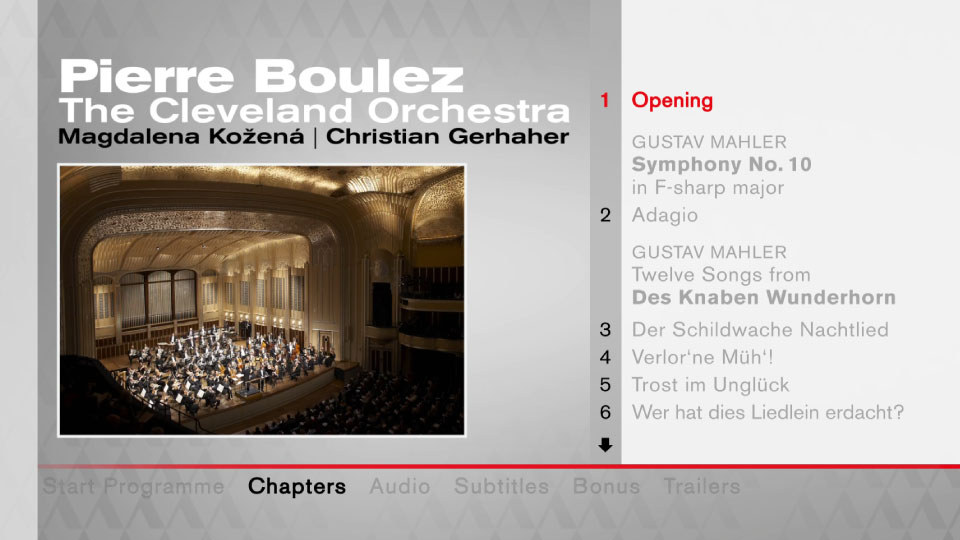 皮埃尔·布列兹 Pierre Boulez – Mahler Des Knaben Wunderhorn (2011) 1080P蓝光原盘 [BDMV 20.8G]Blu-ray、古典音乐会、蓝光演唱会12