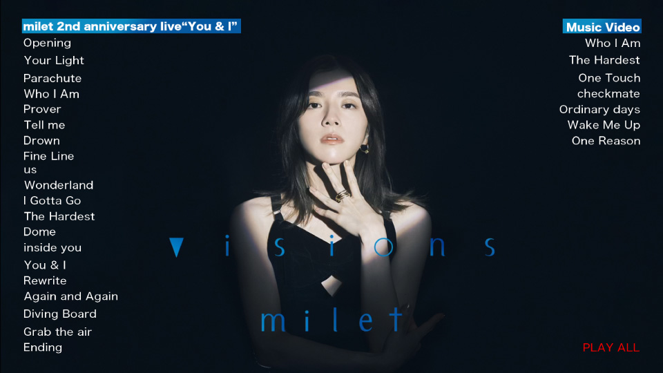 milet – milet 2th anniversary live“You & I”(2022) 1080P蓝光原盘 [CD+BD BDISO 33.1G]Blu-ray、推荐演唱会、日本演唱会、蓝光演唱会2