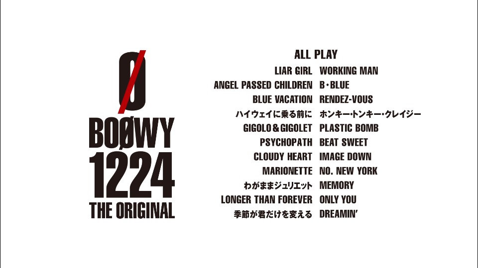 BOØWY (BOOWY) – 1224 -THE ORIGINAL- (2017) 1080P蓝光原盘 [BDISO 33.1G]Blu-ray、Blu-ray、摇滚演唱会、日本演唱会、蓝光演唱会12